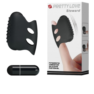 PRETTY LOVE SILICONE FINGER VIBRATOR BV-031